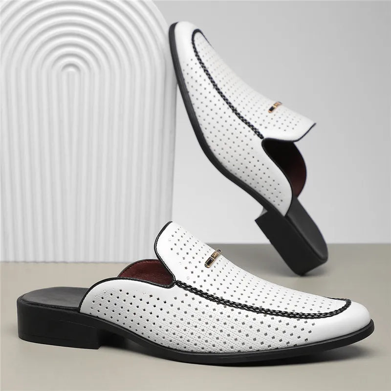 Mocassins Ouverts Perforés Homme