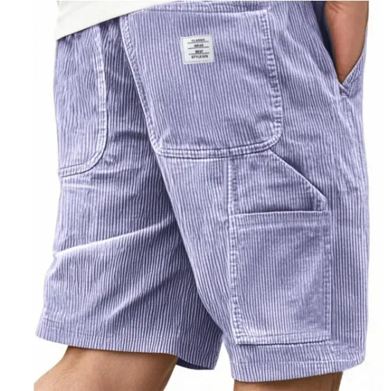 Short Cargo En Velours Côtelé Homme
