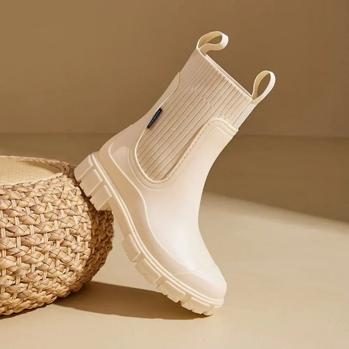 Bottines Chelsea à Semelle Crantée Femme