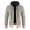 Men's Hooded Zip-Up Cardigan