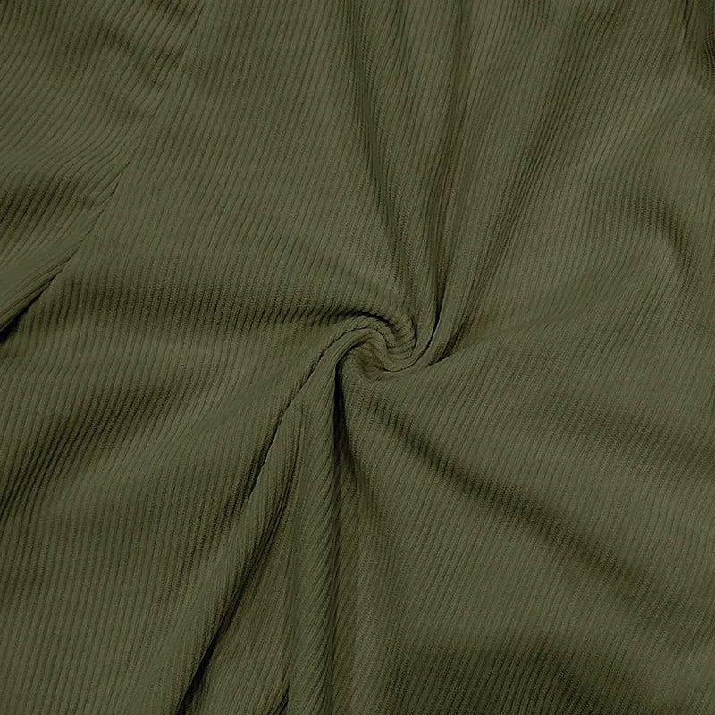 Short Côtelé à Taille Élastiquée Homme