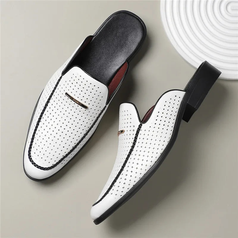 Mocassins Ouverts Perforés Homme