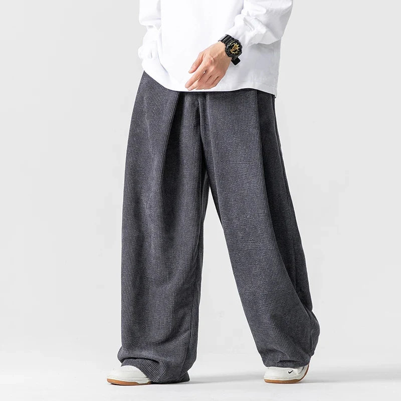 Pantalon Large Velours Homme