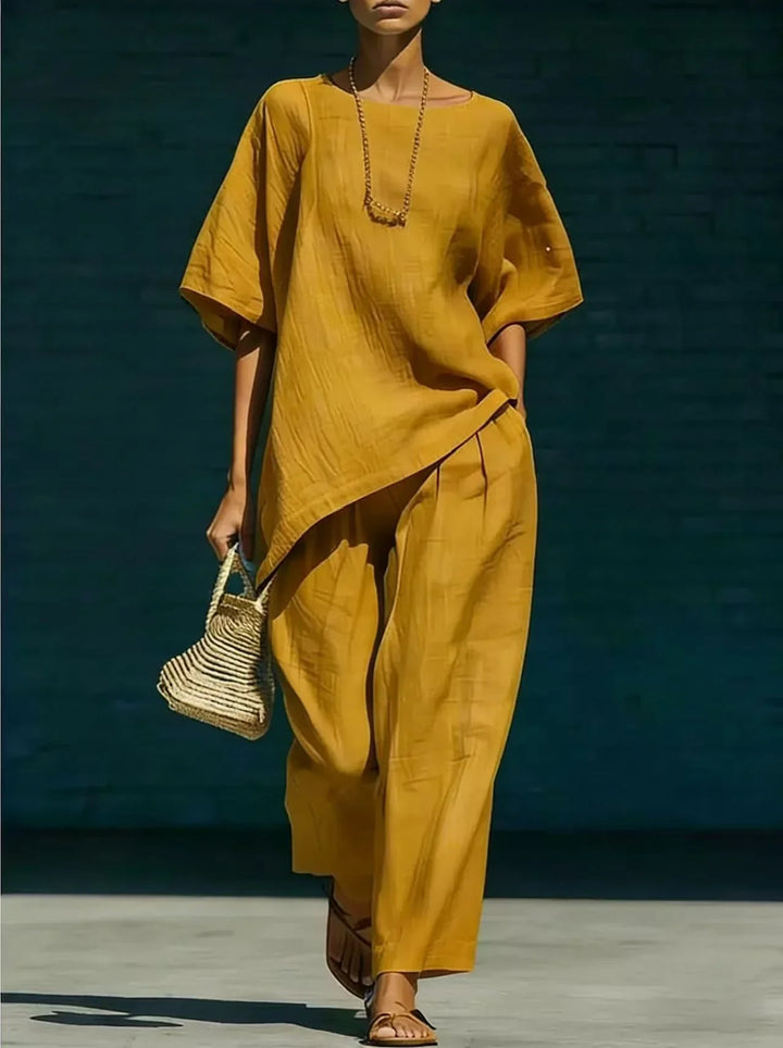 Ensemble Haut Ample et Pantalon Femme