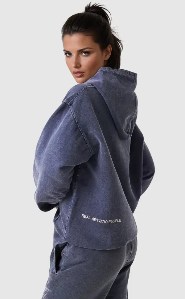 Sweat Graphique à Capuche Femme