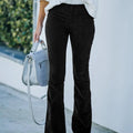 Women's High-Waisted Flared Trousers