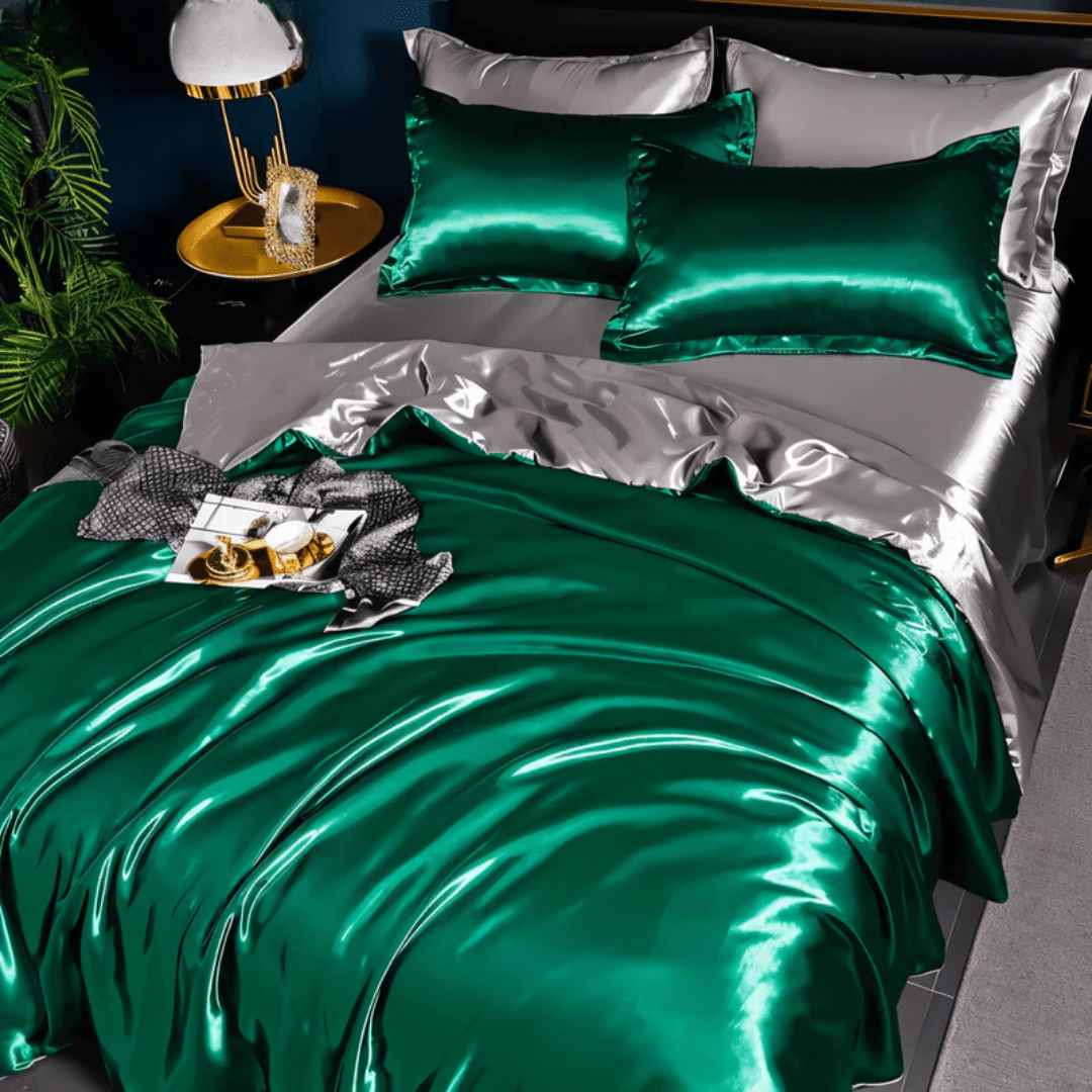 Parure de Lit à Finition Satinée