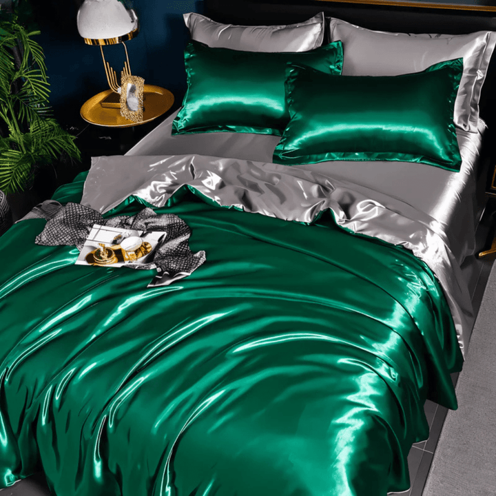 Parure de Lit à Finition Satinée