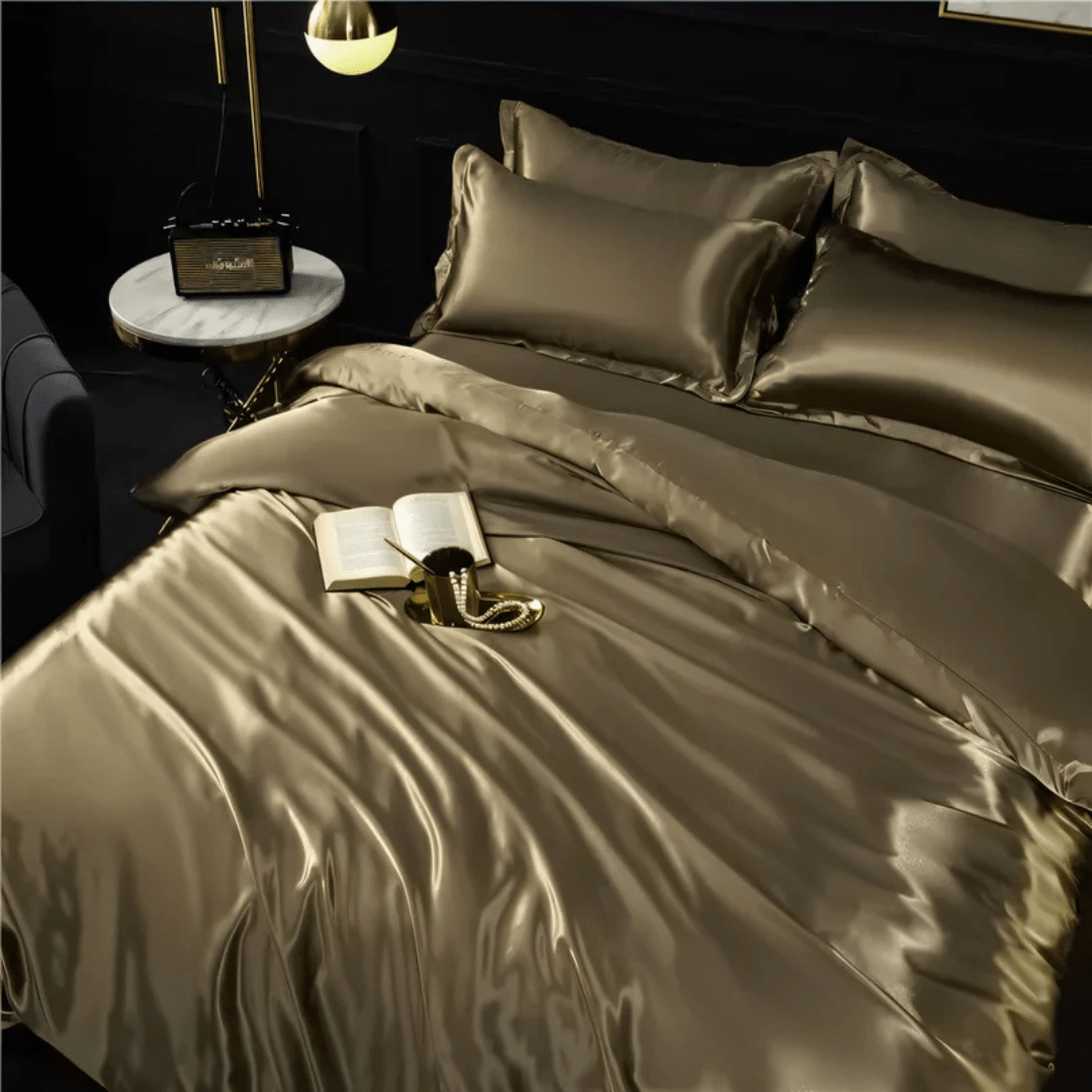 Parure de Lit à Finition Satinée