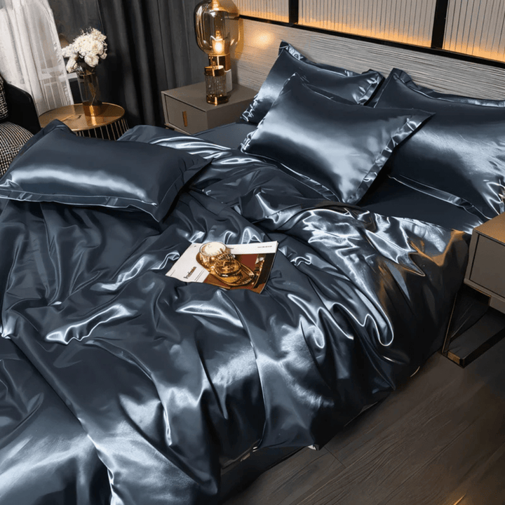 Parure de Lit à Finition Satinée