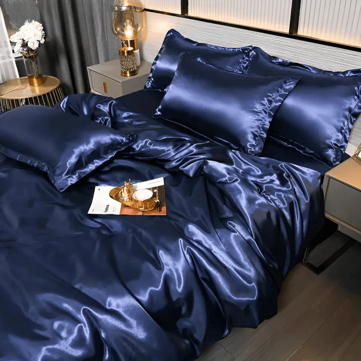 Parure de Lit à Finition Satinée