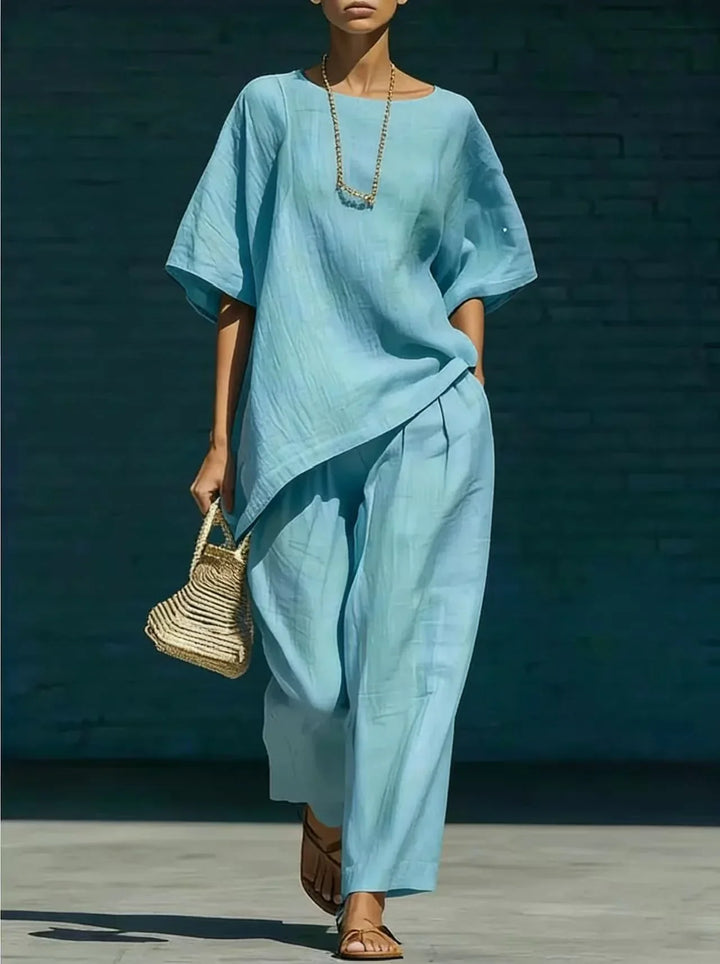 Ensemble Haut Ample et Pantalon Femme