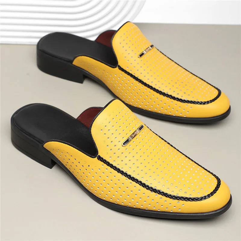 Mocassins Ouverts Perforés Homme
