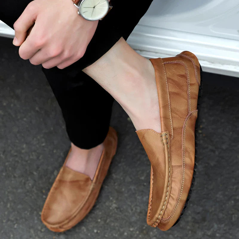 Mocassins Confort À Enfiler Homme