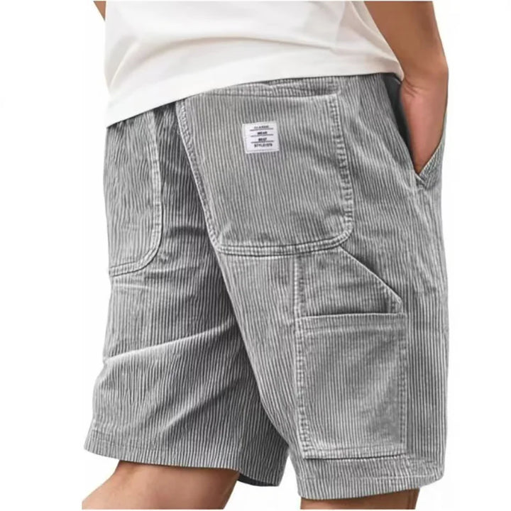 Bermuda Cargo Texturé à Poches Homme
