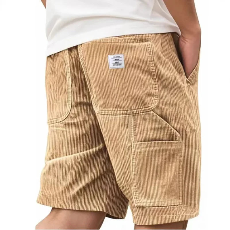 Bermuda Cargo Texturé à Poches Homme