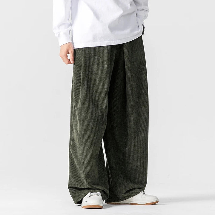 Pantalon Large Velours Homme