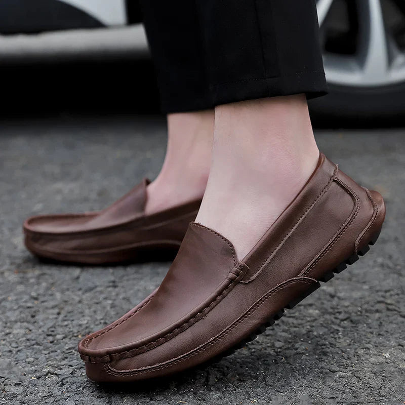 Mocassins Confort À Enfiler Homme