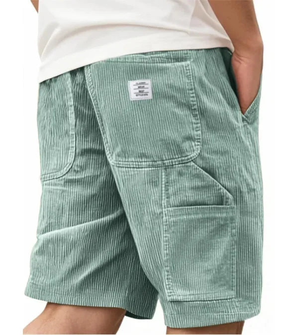 Short Cargo En Velours Côtelé Homme
