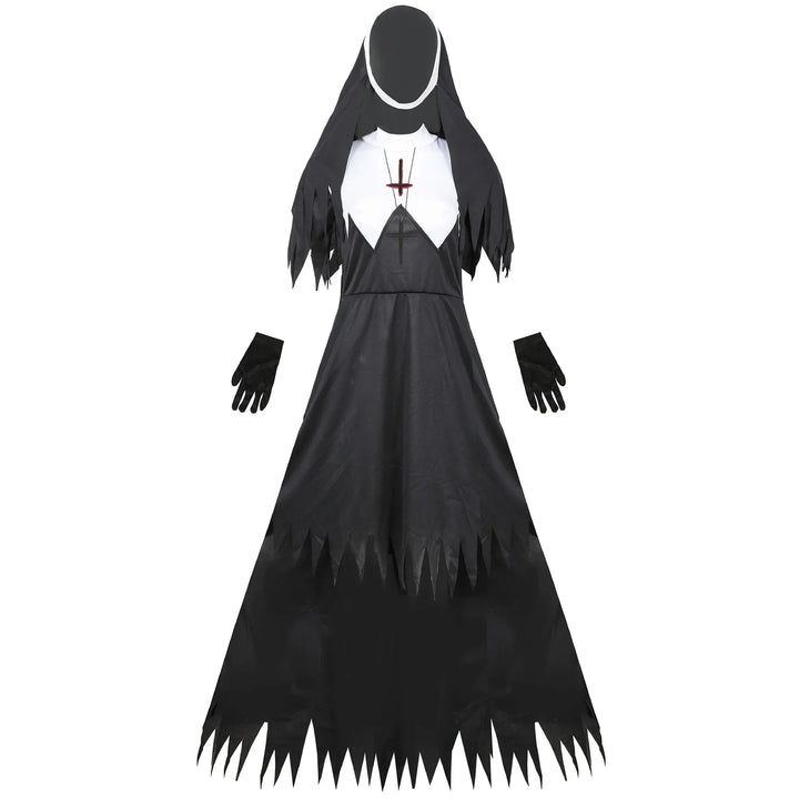 Déguisement De Nonne Gothique Halloween Femme