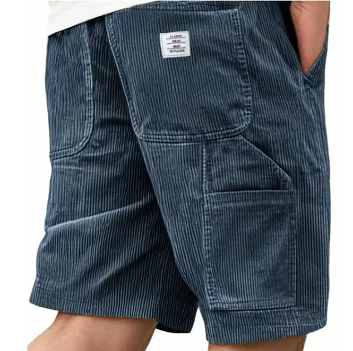 Bermuda Cargo Texturé à Poches Homme