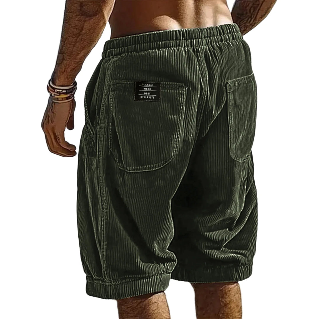 Short Décontracté à Taille Élastiquée Homme