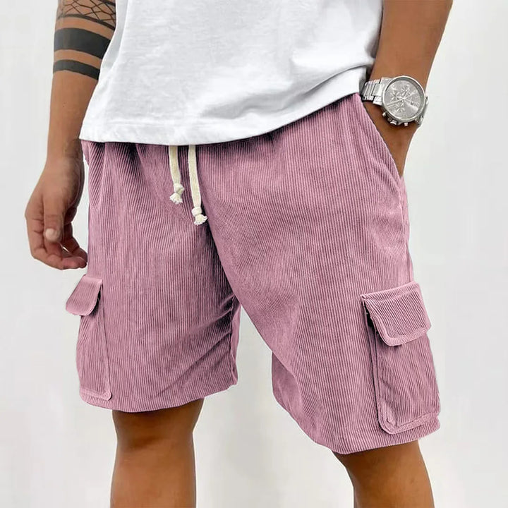 Short Cargo à Taille Élastiquée Homme