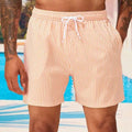 Men's Striped Swim Shorts