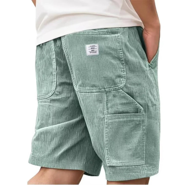 Bermuda Cargo Texturé à Poches Homme