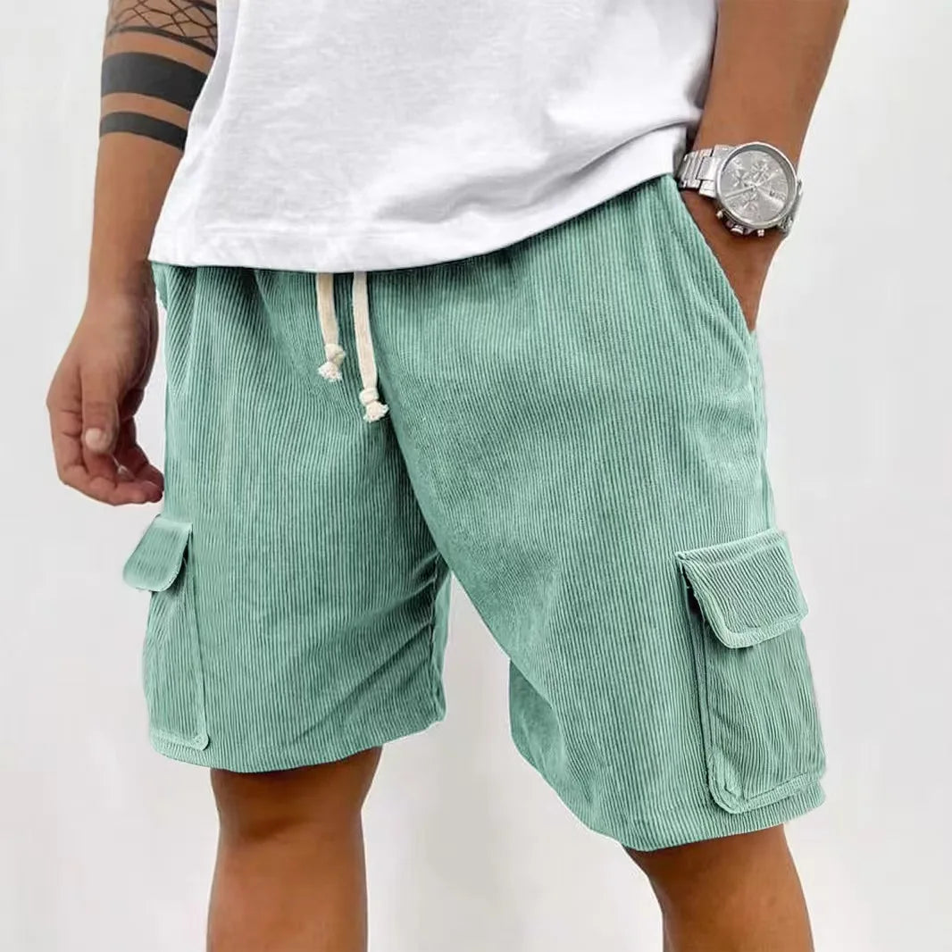 Short Cargo à Taille Élastiquée Homme
