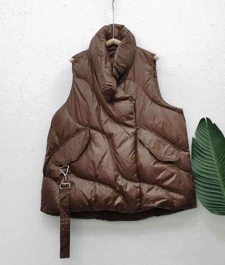 Gilet Matelassé Oversize Femme