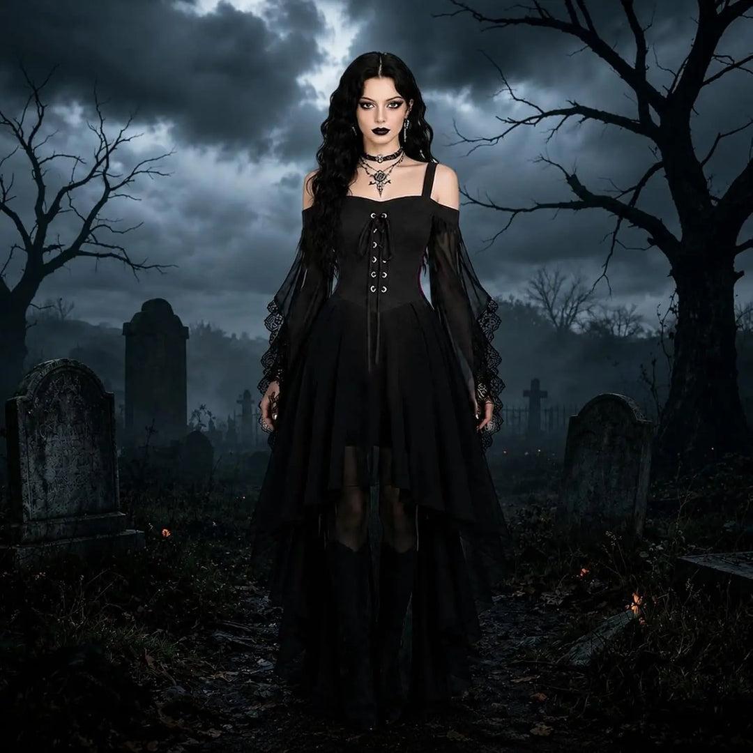 Déguisement Vampire Gothique Halloween Femme