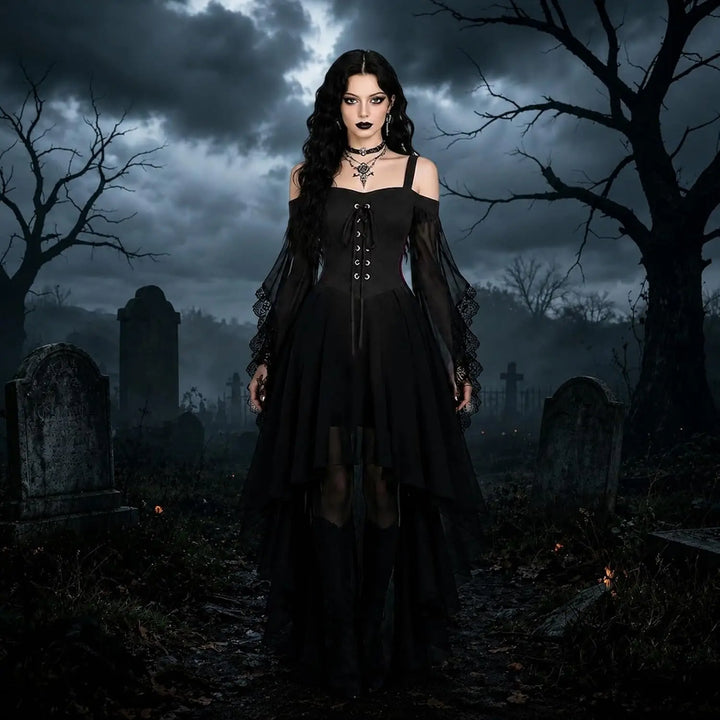 Déguisement Vampire Gothique Halloween Femme