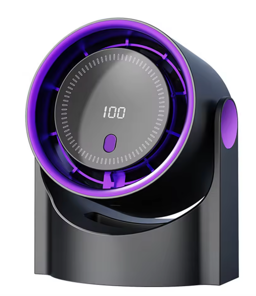 Ventilateur de Bureau USB Silencieux avec Écran Numérique