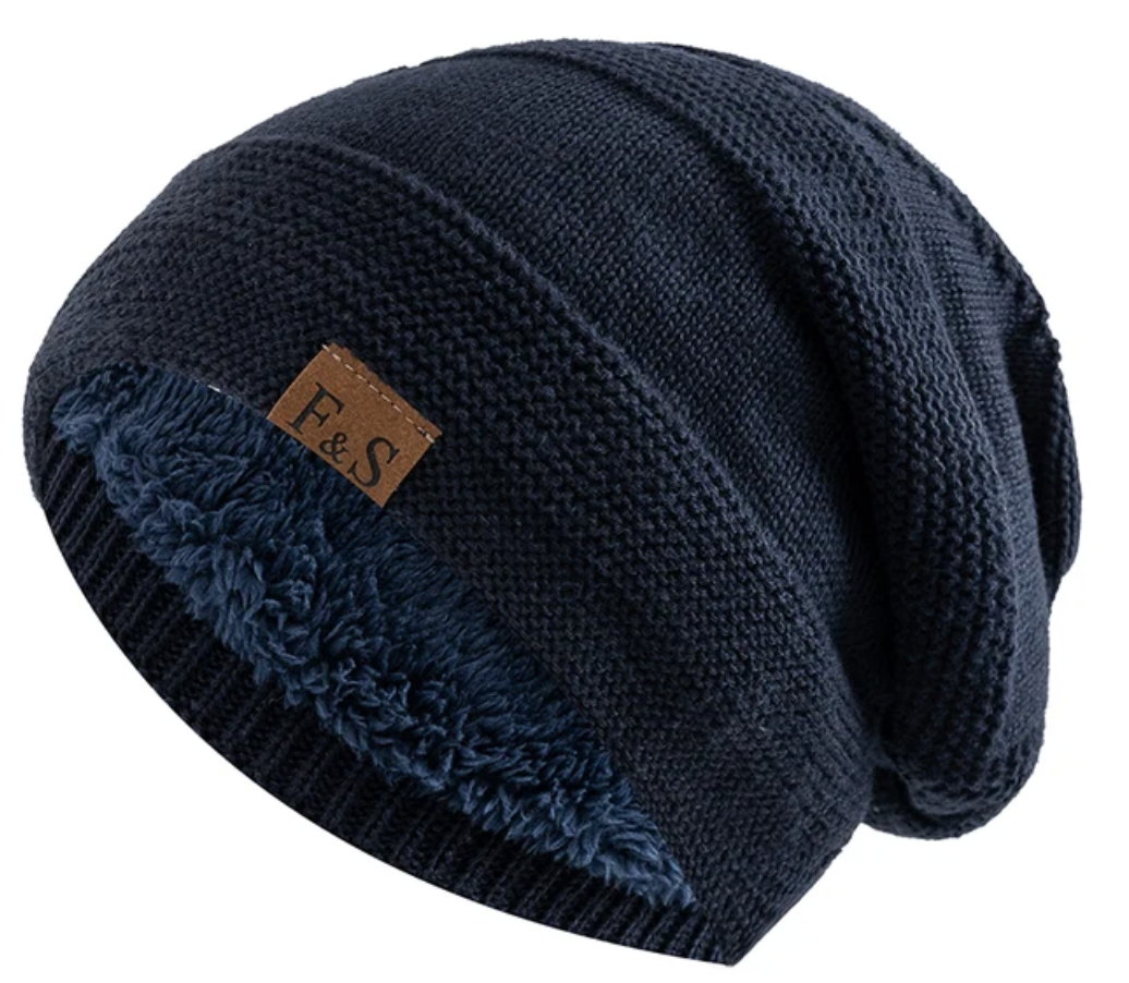 Bonnet en Maille à Coupe Longue Homme