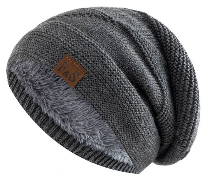 Bonnet en Maille à Coupe Longue Homme