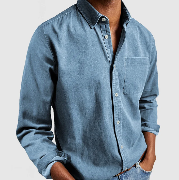 Chemise Décontractée Manches Longues Homme