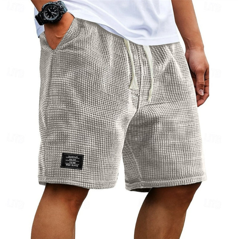 Short Texturé Décontracté Homme
