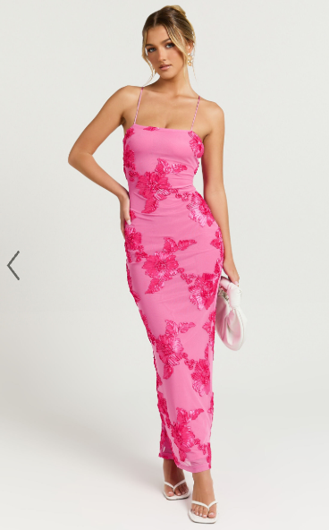 Robe Maxi Fleurie Sirène Femme