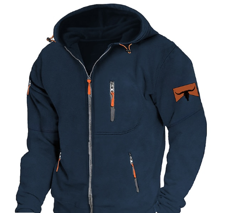 Sweat à Capuche Zippé Homme