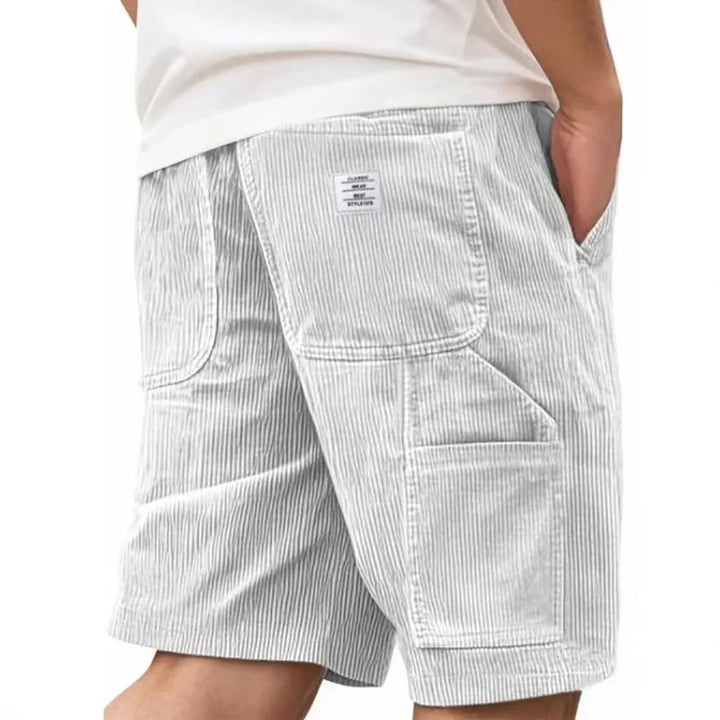 Bermuda Cargo Texturé à Poches Homme