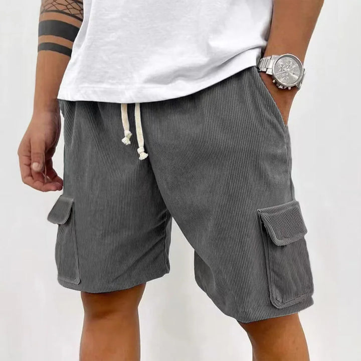 Short Cargo à Taille Élastiquée Homme