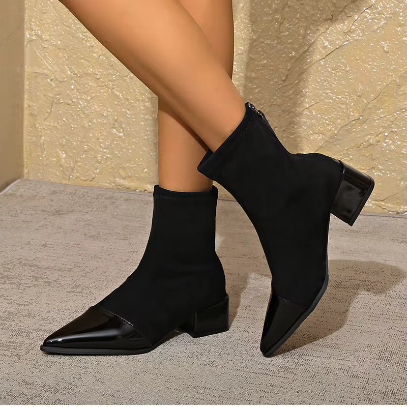 Bottines Talon Bloc Femme