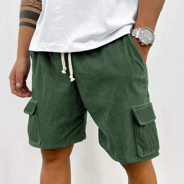 Short Cargo à Taille Élastiquée Homme