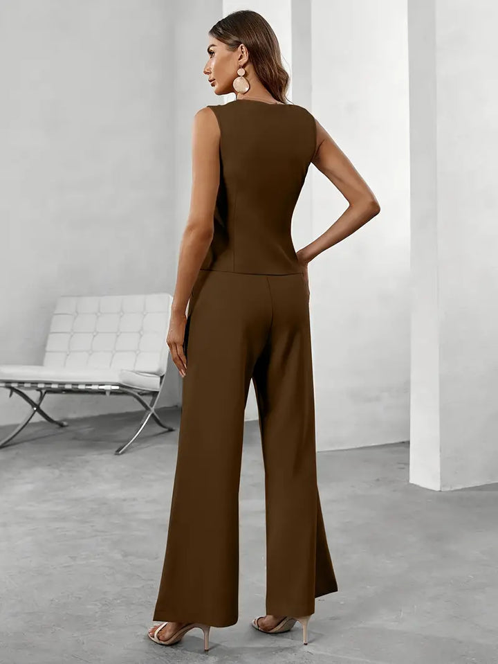 Ensemble Gilet Élégant Femme