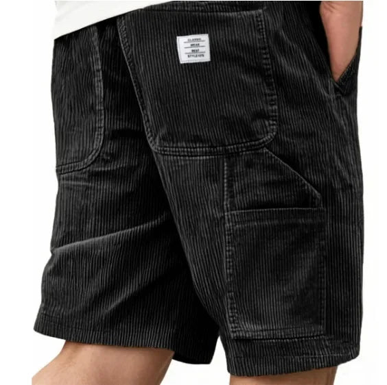 Short Cargo En Velours Côtelé Homme