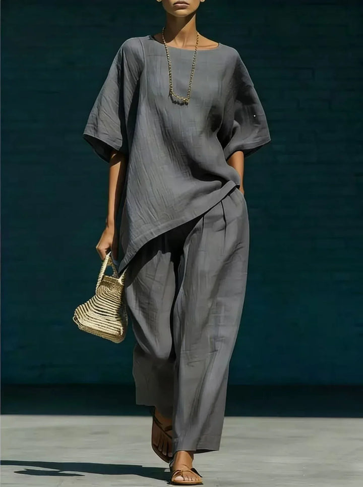 Ensemble Haut Ample et Pantalon Femme