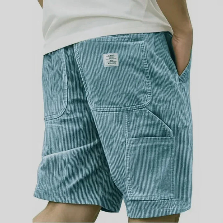 Bermuda Cargo Texturé à Poches Homme