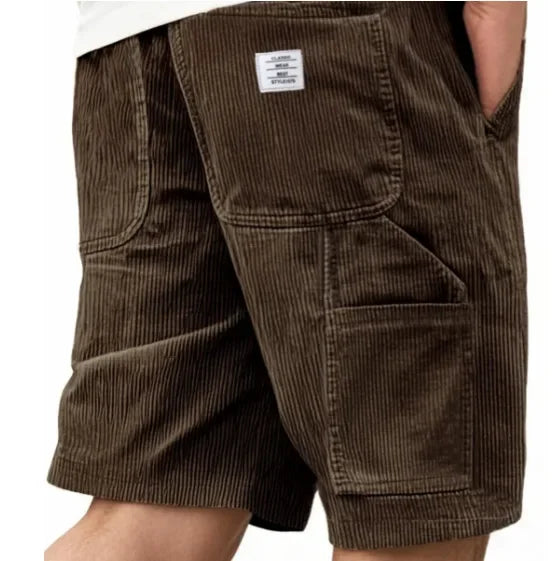 Short Cargo En Velours Côtelé Homme