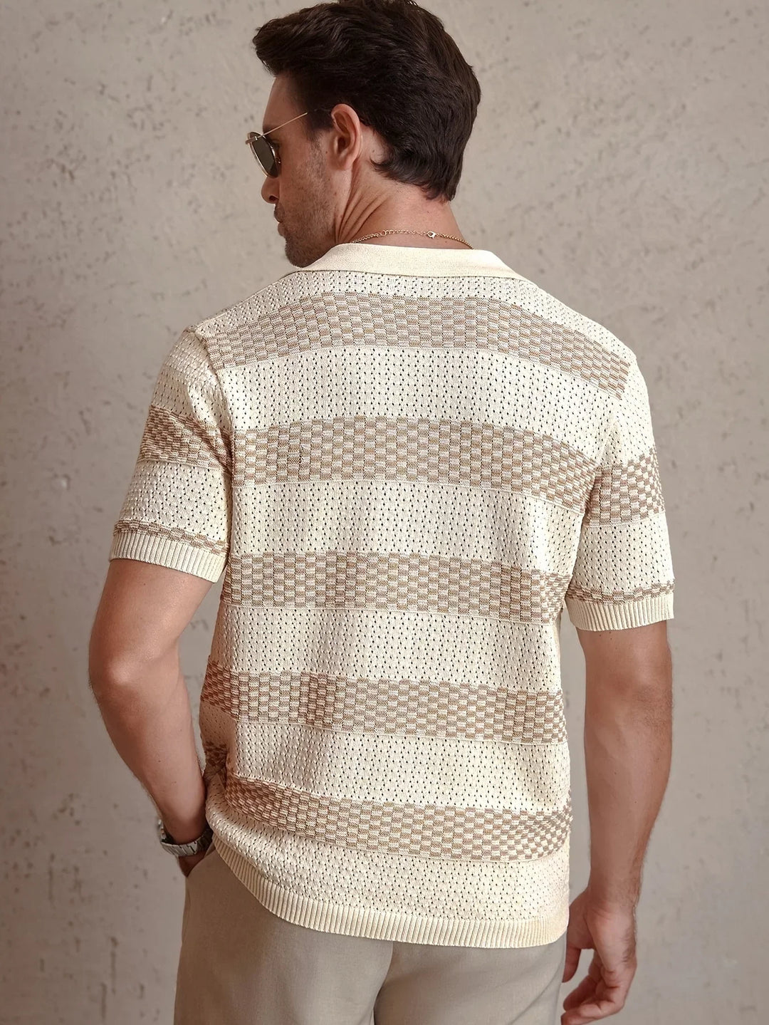 Polo Rayé Homme